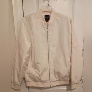 Boohoo Quilted Cream Jacket